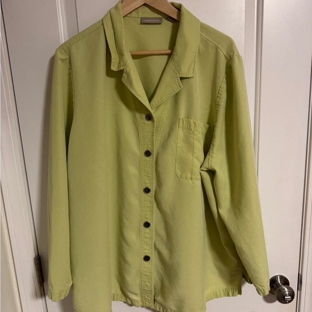 Light Green Button-Up Jacket